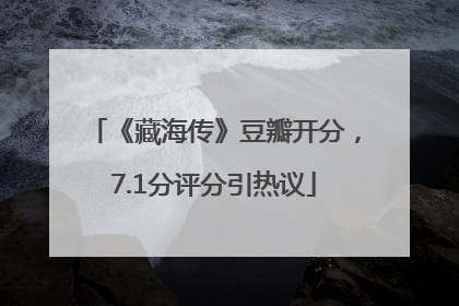 《藏海传》豆瓣开分，7.1分评分引热议