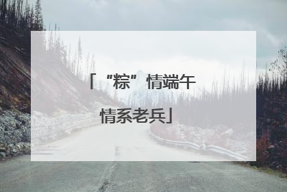 “粽”情端午 情系老兵