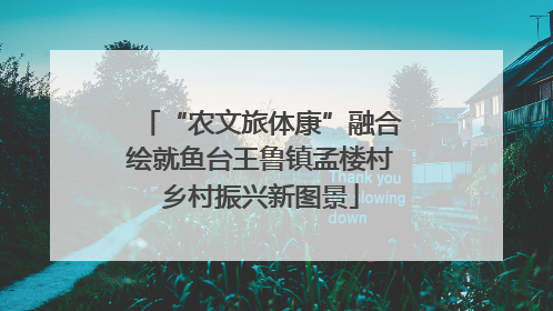 “农文旅体康”融合绘就鱼台王鲁镇孟楼村乡村振兴新图景
