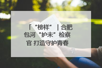 “榜样”｜合肥包河“护未”检察官 打造守护青春成长的永恒灯塔