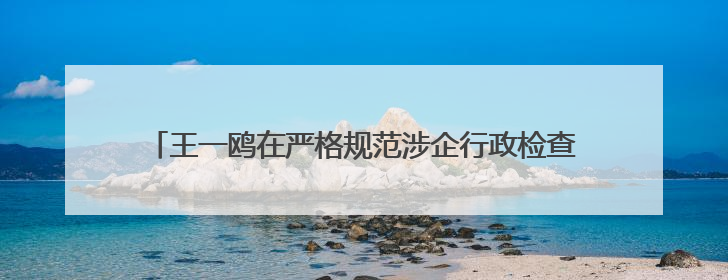 王一鸥在严格规范涉企行政检查暨行政执法评议工作会议上强调 推进涉企行政检查质效大幅提升