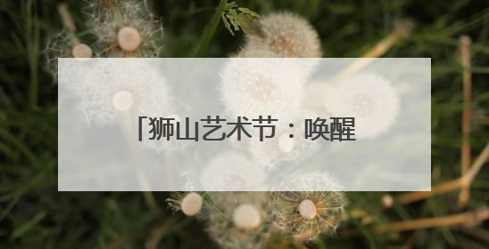 狮山艺术节：唤醒角落生命力，“万物有灵”惊艳亮相