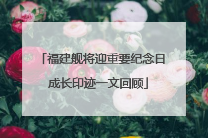福建舰将迎重要纪念日 成长印迹一文回顾