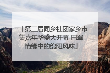 第三届同乡社团家乡市集嘉年华盛大开幕 巴蜀情缘中的绵阳风味
