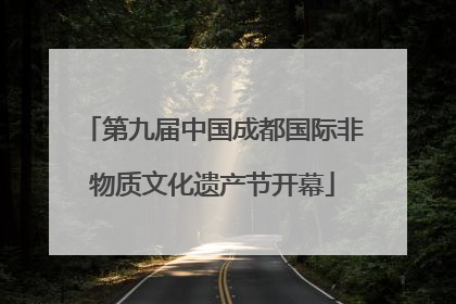 第九届中国成都国际非物质文化遗产节开幕