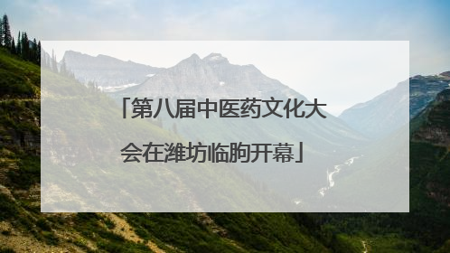 第八届中医药文化大会在潍坊临朐开幕