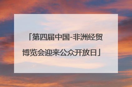 第四届中国-非洲经贸博览会迎来公众开放日