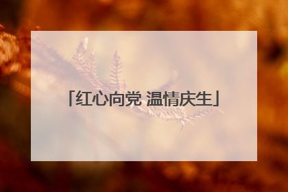 红心向党 温情庆生
