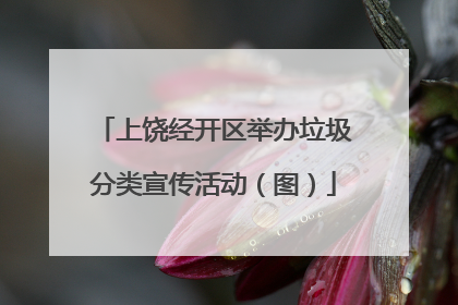 上饶经开区举办垃圾分类宣传活动（图）