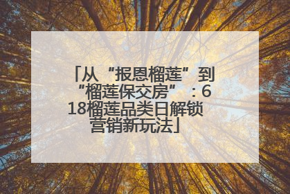 从“报恩榴莲”到“榴莲保交房”：618榴莲品类日解锁营销新玩法