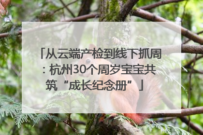 从云端产检到线下抓周：杭州30个周岁宝宝共筑“成长纪念册”