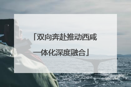 双向奔赴推动西咸一体化深度融合