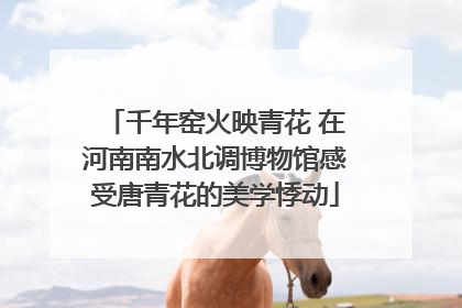 千年窑火映青花 在河南南水北调博物馆感受唐青花的美学悸动