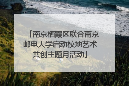 南京栖霞区联合南京邮电大学启动校地艺术共创主题月活动