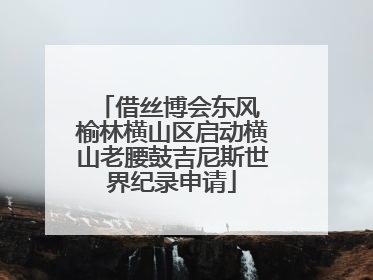 借丝博会东风 榆林横山区启动横山老腰鼓吉尼斯世界纪录申请