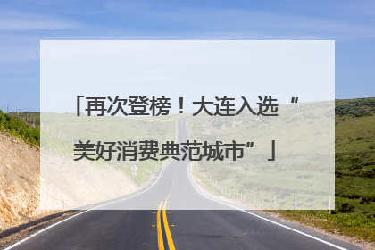 再次登榜！大连入选“美好消费典范城市”