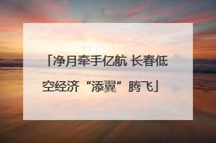 净月牵手亿航 长春低空经济“添翼”腾飞