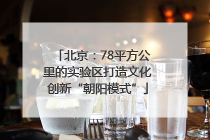 北京：78平方公里的实验区打造文化创新“朝阳模式”