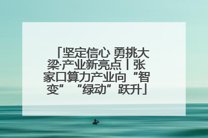 坚定信心 勇挑大梁·产业新亮点丨张家口算力产业向“智变”“绿动”跃升