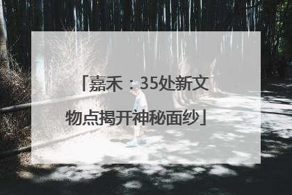 嘉禾：35处新文物点揭开神秘面纱