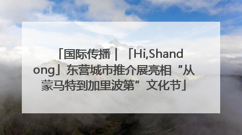 国际传播｜「Hi,Shandong」东营城市推介展亮相“从蒙马特到加里波第”文化节