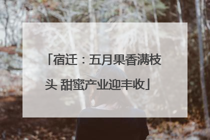宿迁：五月果香满枝头 甜蜜产业迎丰收