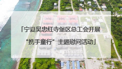 宁夏吴忠红寺堡区总工会开展“携手童行”主题慰问活动