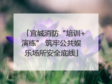 宜城消防“培训+演练” 筑牢公共娱乐场所安全底线