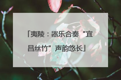 夷陵：器乐合奏“宜昌丝竹”声韵悠长