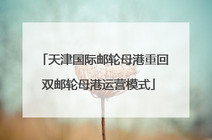 天津国际邮轮母港重回双邮轮母港运营模式
