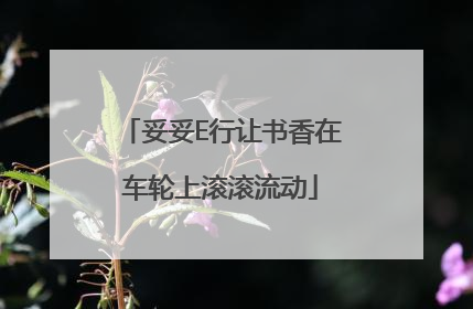 妥妥E行让书香在车轮上滚滚流动