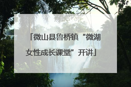 微山县鲁桥镇“微湖女性成长课堂”开讲