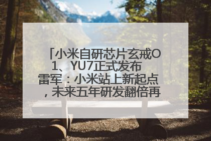小米自研芯片玄戒O1、YU7正式发布 雷军：小米站上新起点，未来五年研发翻倍再投2000亿元