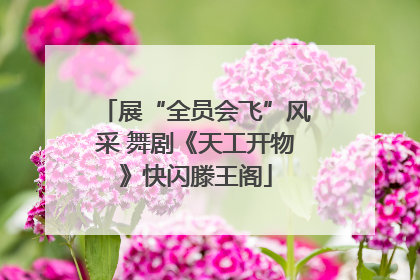 展“全员会飞”风采 舞剧《天工开物》快闪滕王阁