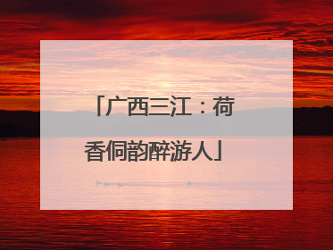 广西三江：荷香侗韵醉游人
