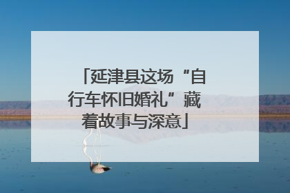 延津县这场“自行车怀旧婚礼”藏着故事与深意