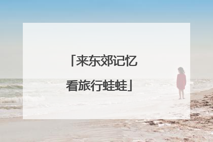来东郊记忆 看旅行蛙蛙