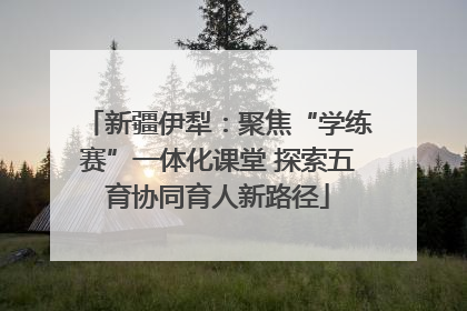 新疆伊犁：聚焦“学练赛”一体化课堂 探索五育协同育人新路径