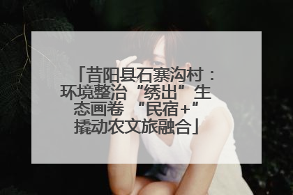 昔阳县石寨沟村：环境整治“绣出”生态画卷 “民宿+”撬动农文旅融合