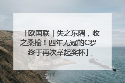 欧国联｜失之东隅，收之桑榆！四年无冠的C罗终于再次举起奖杯