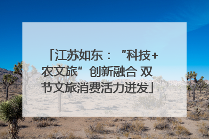 江苏如东：“科技+农文旅”创新融合 双节文旅消费活力迸发