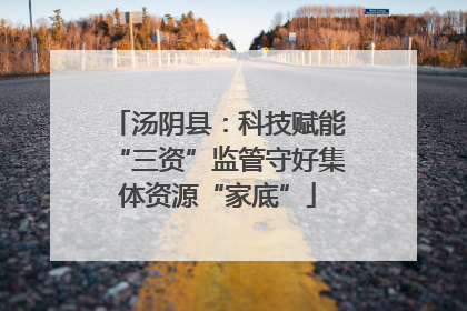 汤阴县：科技赋能“三资”监管守好集体资源“家底”