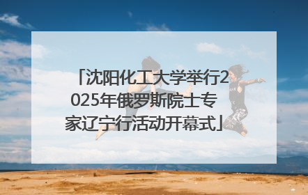 沈阳化工大学举行2025年俄罗斯院士专家辽宁行活动开幕式