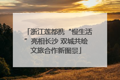 浙江莲都携“慢生活”亮相长沙 双城共绘文旅合作新图景