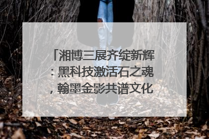 湘博三展齐绽新辉：黑科技激活石之魂，翰墨金影共谱文化遗产日华章