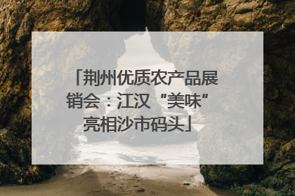 荆州优质农产品展销会：江汉“美味”亮相沙市码头