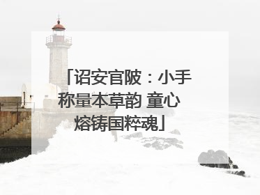 诏安官陂：小手称量本草韵 童心熔铸国粹魂