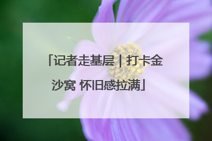 记者走基层｜打卡金沙窝 怀旧感拉满