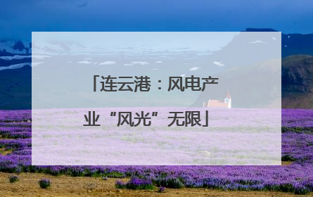 连云港：风电产业“风光”无限