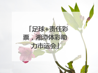 足球+责任彩票，湘潭体彩助力市运会